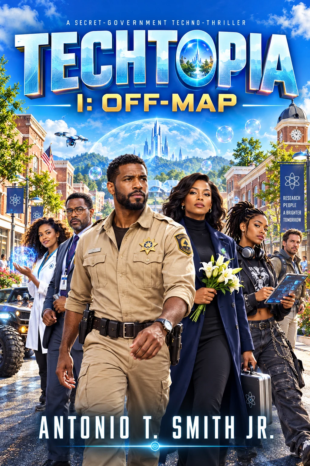 Paperback cover of Techtopia I: Off-Map